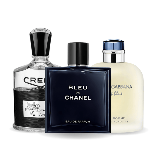 Комплект 3 парфюма | Bleu de Chanel, Creed Aventus, Light Blue Dolce Gabbana 100 ml