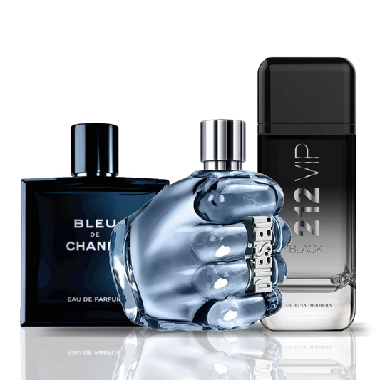 Комплект 3 парфюма | Bleu de Chanel + Diesel Only The Brava + 212 VIP Black