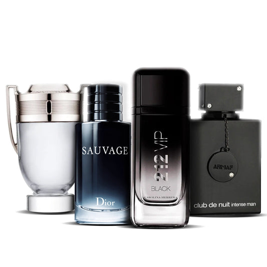 Комплект 4 парфюма | One Million Royal + 212 VIP Men + Sauvage Dior + Versace Eros 100 ml