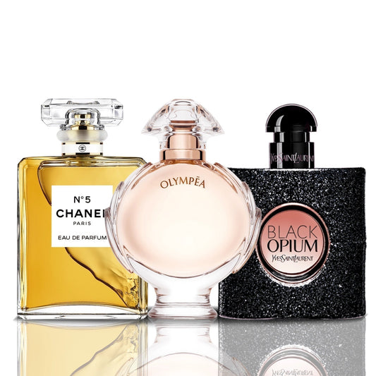 Комплект 3 парфюма | Black Opium + Chanel N°5 + Olympea 100 ml