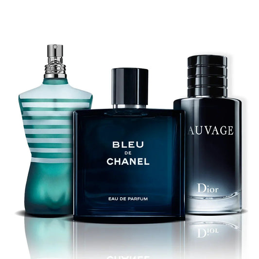 Комплект 3 парфюма | Le Male, Bleu de Chanel и Sauvage (100 ml)